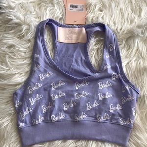 Barbie x misguided crop top